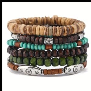 6 piece Beaded Bohemian Bracelet Set